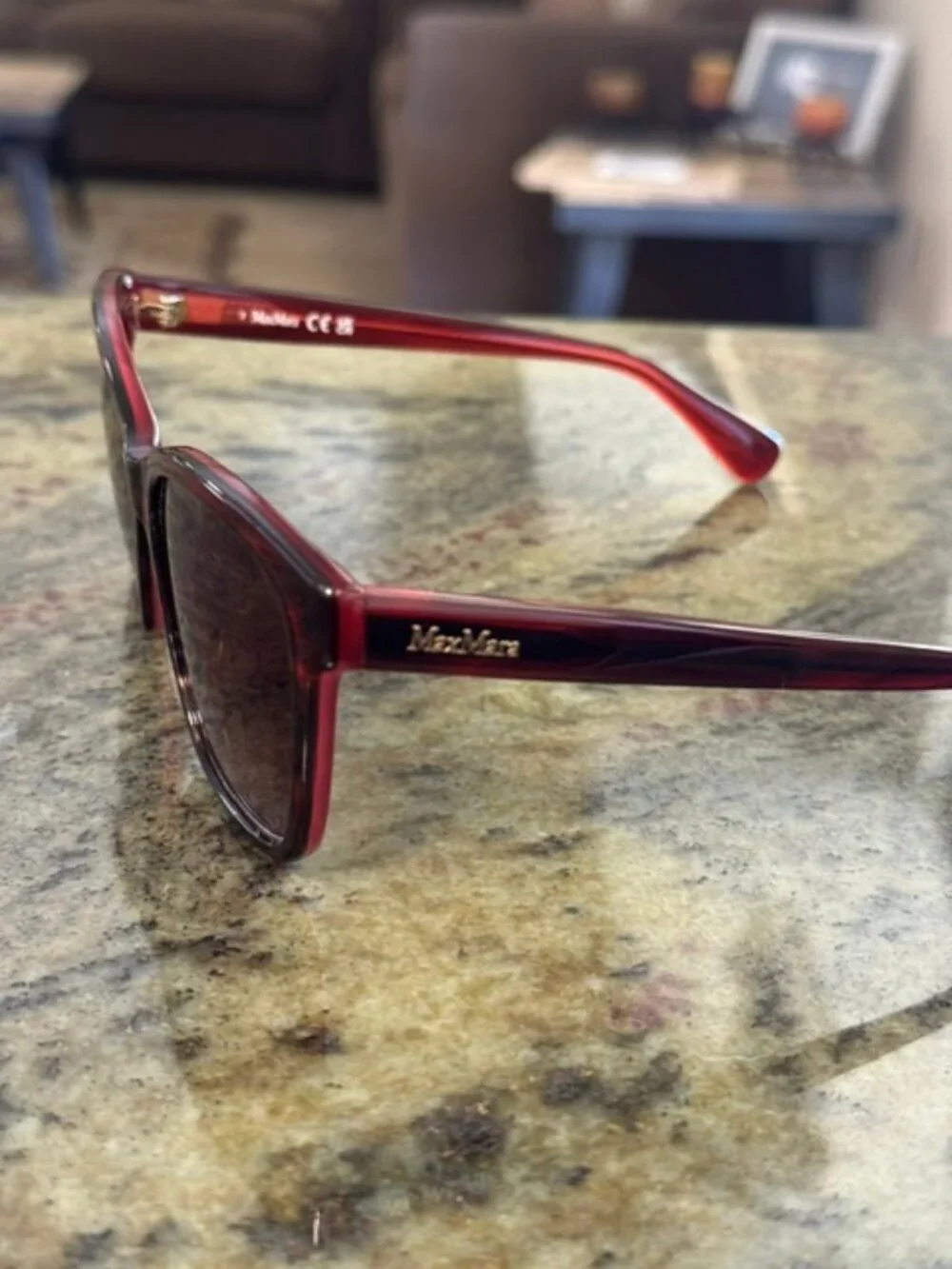 Max Mara MM0042 05B Bordeaux Cat-Eye Sunglasses 56-16-140 New w/Case FREE SHIP!!